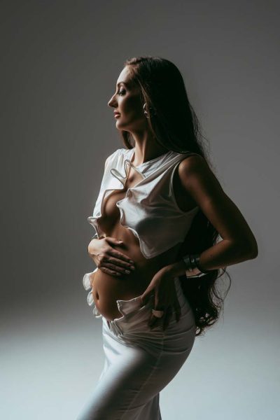 Modern kismama fotózás